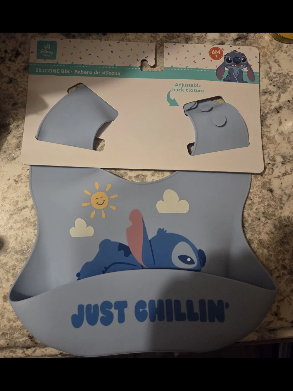 Disney Stitch Silicone Bib